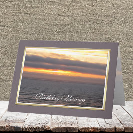 Tarjeta religiosa de cumpleaños - Bendición religi