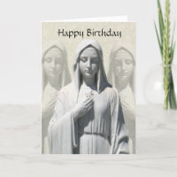 Tarjeta religiosa de cumpleaños para una monja