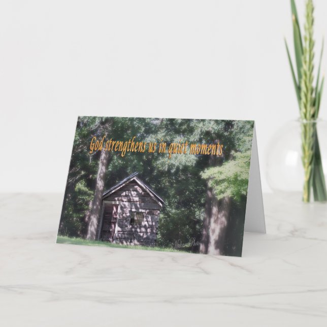 Tarjeta religiosa de Encourgement (Anverso)