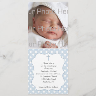 Tarjeta religiosa de la foto del lunar azul