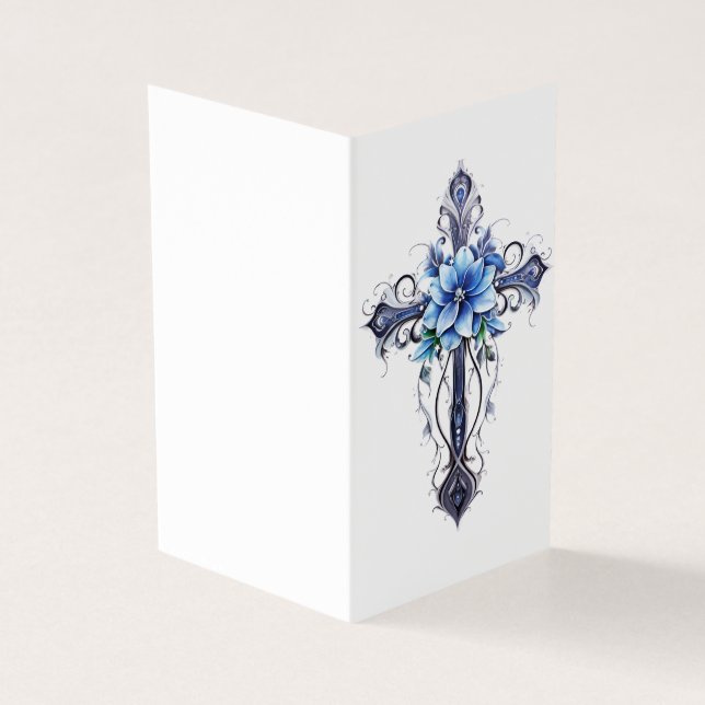 Tarjeta religiosa de Navidades personalizados (Exterior)