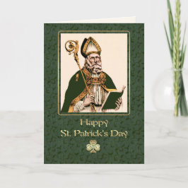 Tarjeta Religioso en el Día de San Patricio