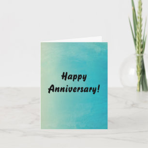 Tarjeta Rellena el aniversario en blanco