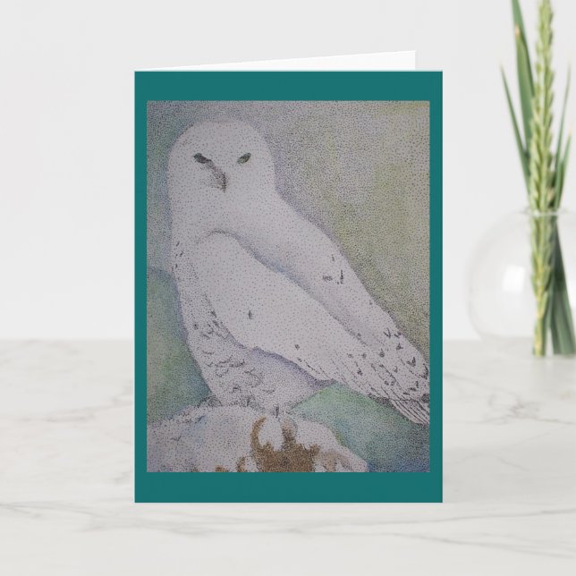 Tarjeta Reloj del invierno (Anverso)