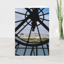 Reloj gigante de vidrio en el Museo de Orsay - Par