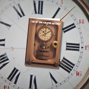 Tarjeta Reloj, veo su hora para tu cumpleaños