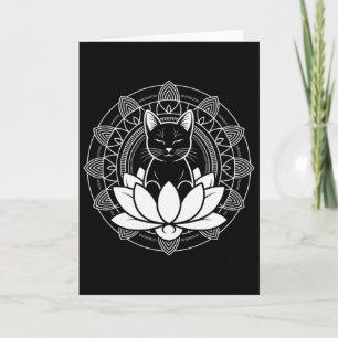 Tarjeta Remera de Meditación de Conciencia de Flor de Loto