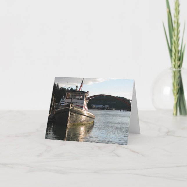 Tarjeta Remolcador de LaConner (Anverso)