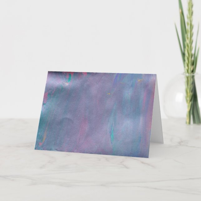 Tarjeta Remolino de la lavanda (Anverso)