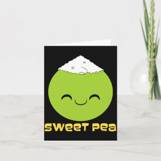 Tarjeta Rendimiento de relación linda pareja Sweet Pea