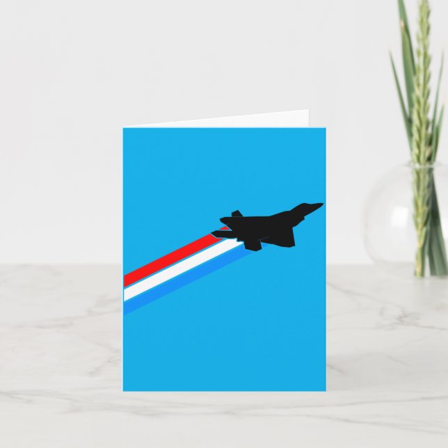 Tarjeta Rendimiento del caza F-22 Raptor (Anverso)