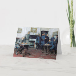 Tarjeta Rendirse en Appomattox