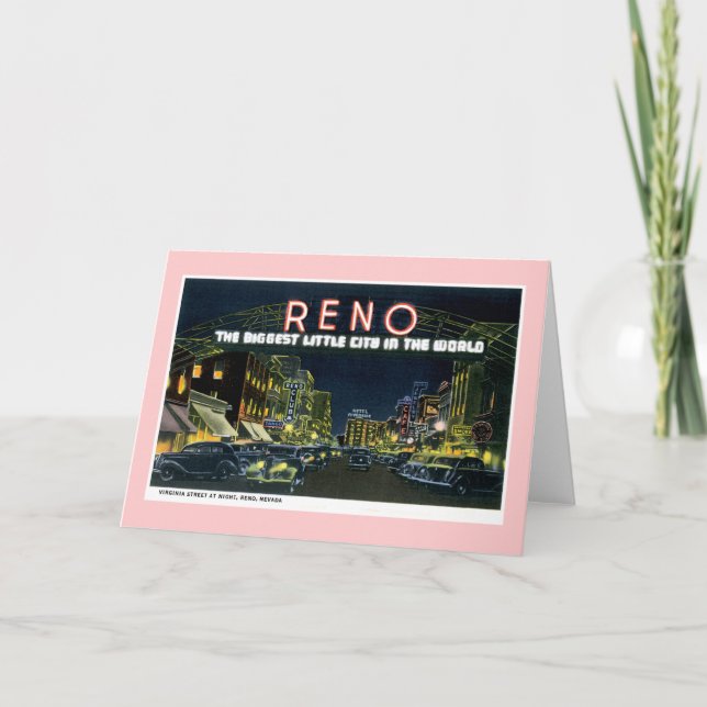 Tarjeta Reno retro (Anverso)
