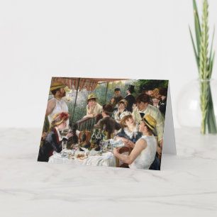 Tarjeta Renoir: Alumerzo del fiesta del canotaje