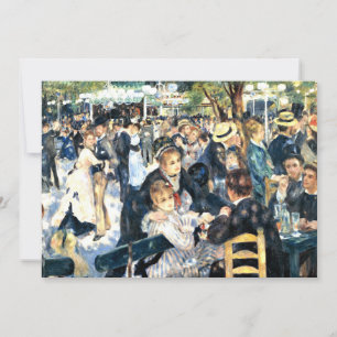 Tarjeta Renoir - Danza en Le Moulin de la Galette,
