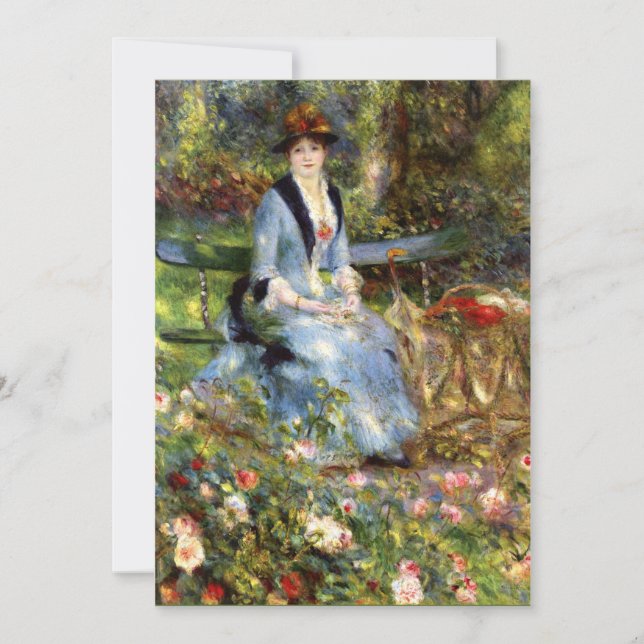 Tarjeta Renoir - Entre los Rosas (Anverso)