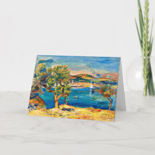 Tarjeta Renoir - L'Estaque, pintura de paisajes de arte fi