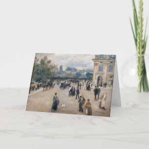 Tarjeta Renoir - París, Institut au Quai Malaquais
