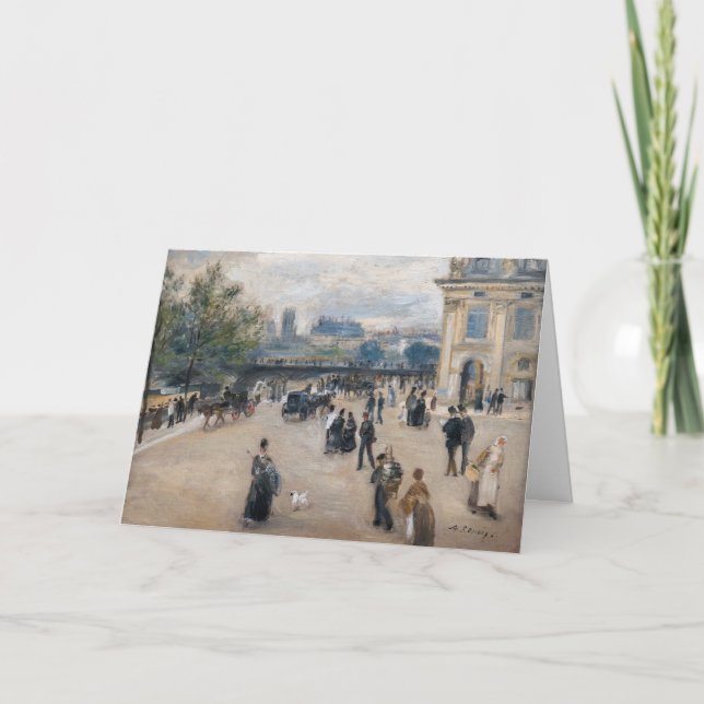 Tarjeta Renoir - París, Institut au Quai Malaquais (Anverso)