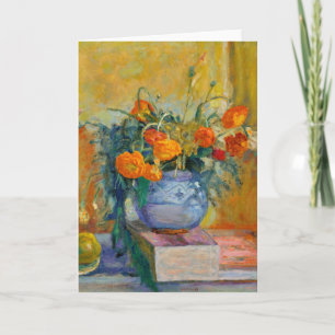 Tarjeta Renoncules au Vase Bleu   Pierre Bonnard
