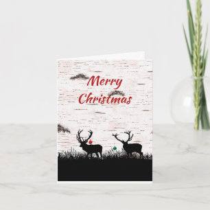 Tarjeta Renos listos para Navidades