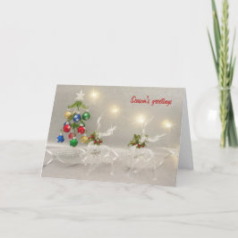 Tarjeta Renos y cintas de cristal