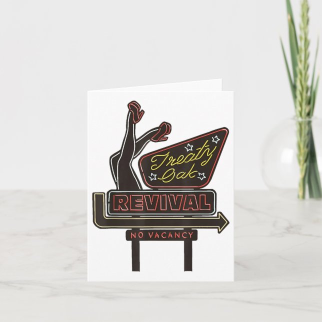 Tarjeta Renovación del roble del Tratado (Anverso)