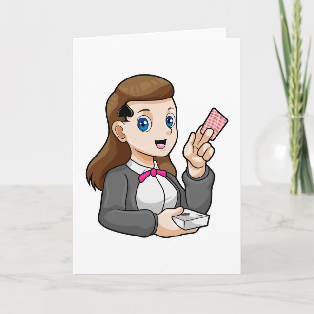 Tarjeta Repartidor en Póquer (Anverso)