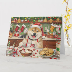 Tarjeta Repostería de vacaciones en Akita: Navidad festiva