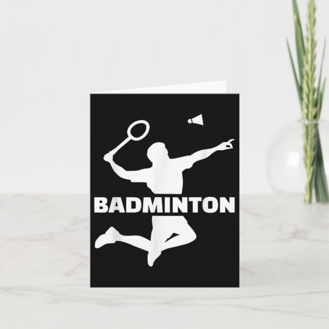Tarjeta Reproductor de Badminton (Anverso)