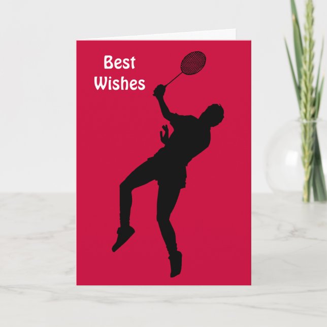 Tarjeta Reproductor de Badminton (Anverso)