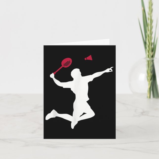 Tarjeta Reproductor de Badminton (Anverso)