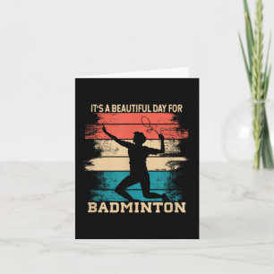 Tarjeta Reproductor de Badminton Shuttle Racket