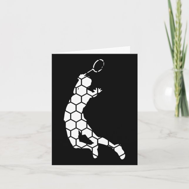 Tarjeta Reproductor de Badminton Squash Badminton (Anverso)