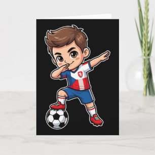 Tarjeta República Checa Dab Kid Meta Dibujos Animados Band