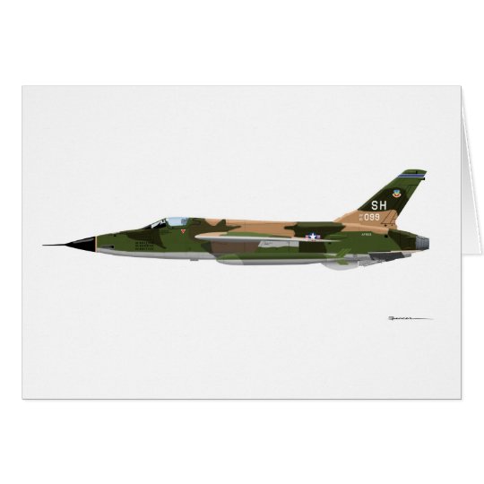 Tarjeta República F-105 Thunderchief