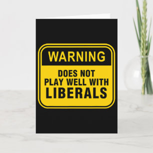 Tarjeta Republicano Anti Liberal No Juega Bien Con Li