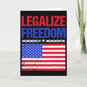 Tarjeta Republicano Legalizar Libertad 