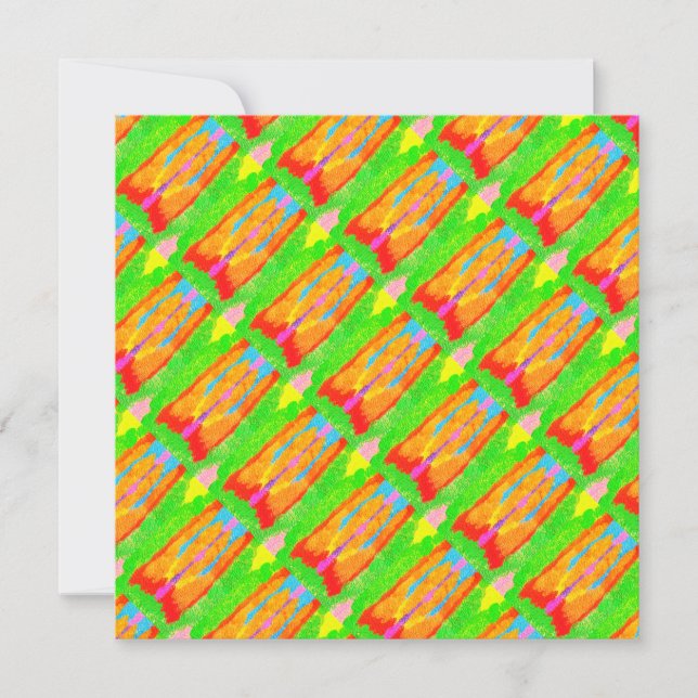 Tarjeta Rescátame poema arte gráfico saludo amigo amor c (Anverso)