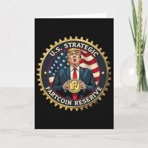 Tarjeta Reserva Estratégica de Monedas de Pedos de Trump E