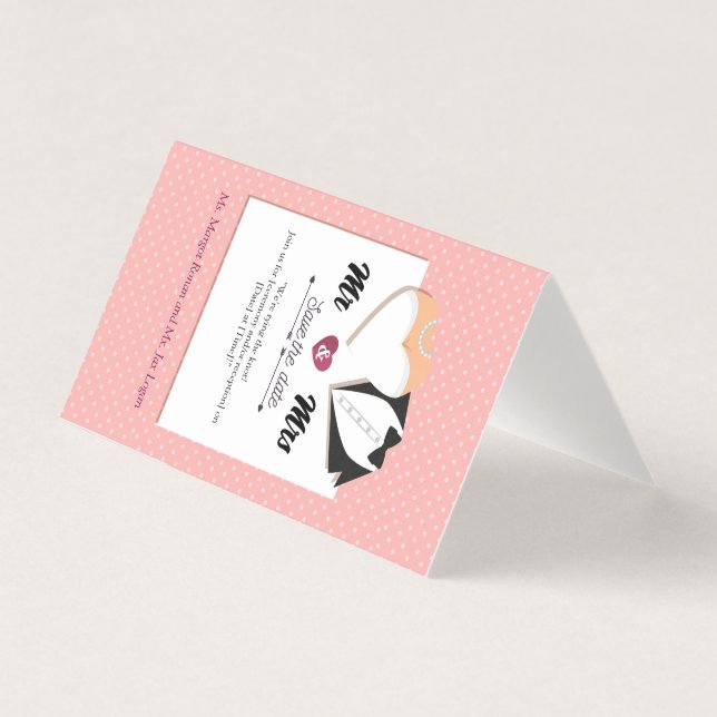 Tarjeta Reserva la fecha! (Anverso)