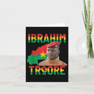 Tarjeta Resistencia africana Thomas Sankara Burkina Faso I