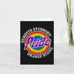 Tarjeta Resistir a Trump Eliminar a un Naranja testarudo M