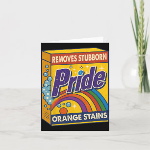 Tarjeta Resistir a Trump Eliminar a un Naranja testarudo M