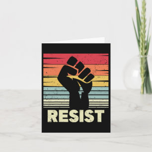 Tarjeta Resistir el orgullo inicial resistir la resistenci