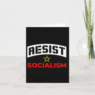 Tarjeta Resistir el socialismo contra el socialismo 1