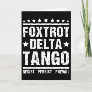 Tarjeta Resistir - Persistir Memes Republicanos Divertidos