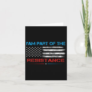 Tarjeta Resistirme A Que Soy Parte De La Resistencia Contr