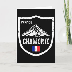 Tarjeta Resort de esquí Chamonix Francia Esquí Montaña Afl