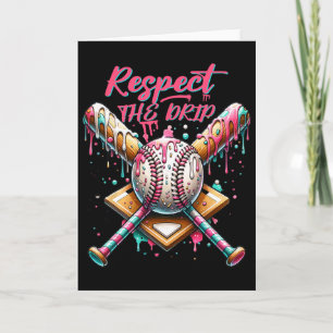 Tarjeta Respetar El Goteo Bysebyll Home Plate Helado Gotea